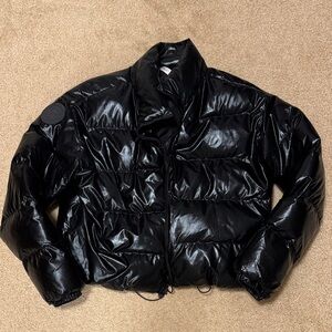 Fabletics Black Puffer Jacket